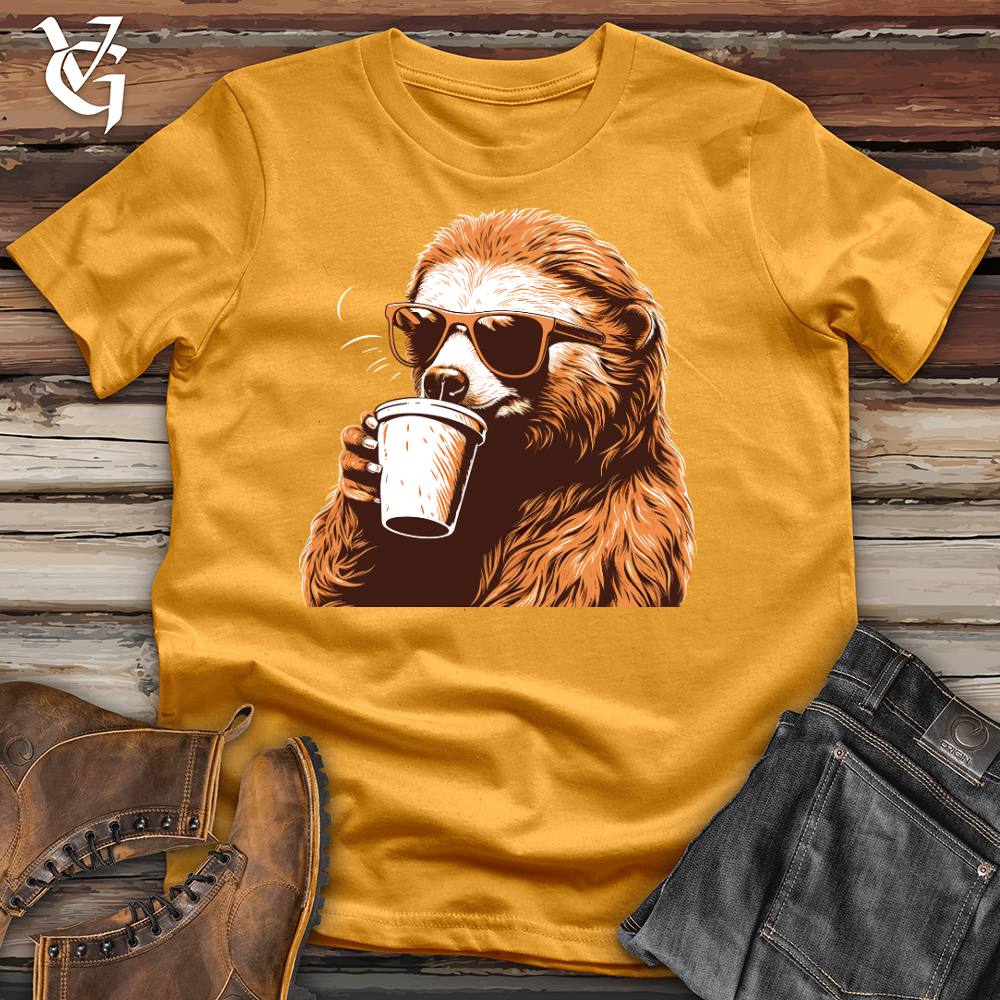 Chill Caffeine Sloth Cotton Tee