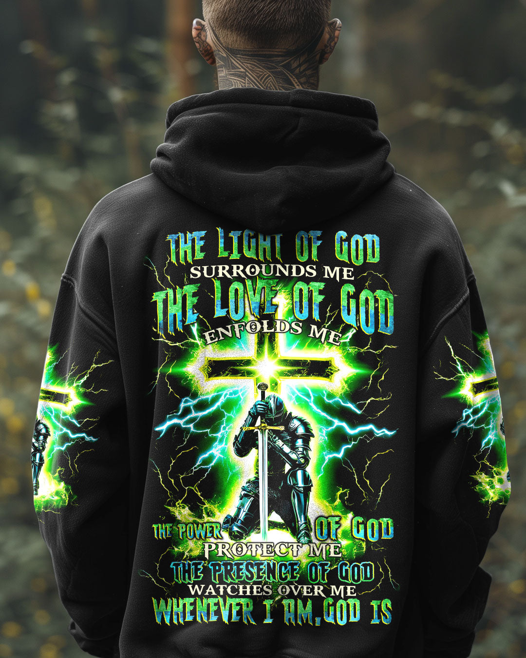 The Light Of God Surround Me Men's All Over Print Shirt - Tytm0611244