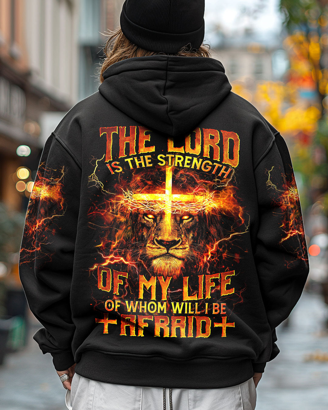 The Lord Is The Strength Of My Life Lion Men's All Over Print Shirt - Tytm2811243