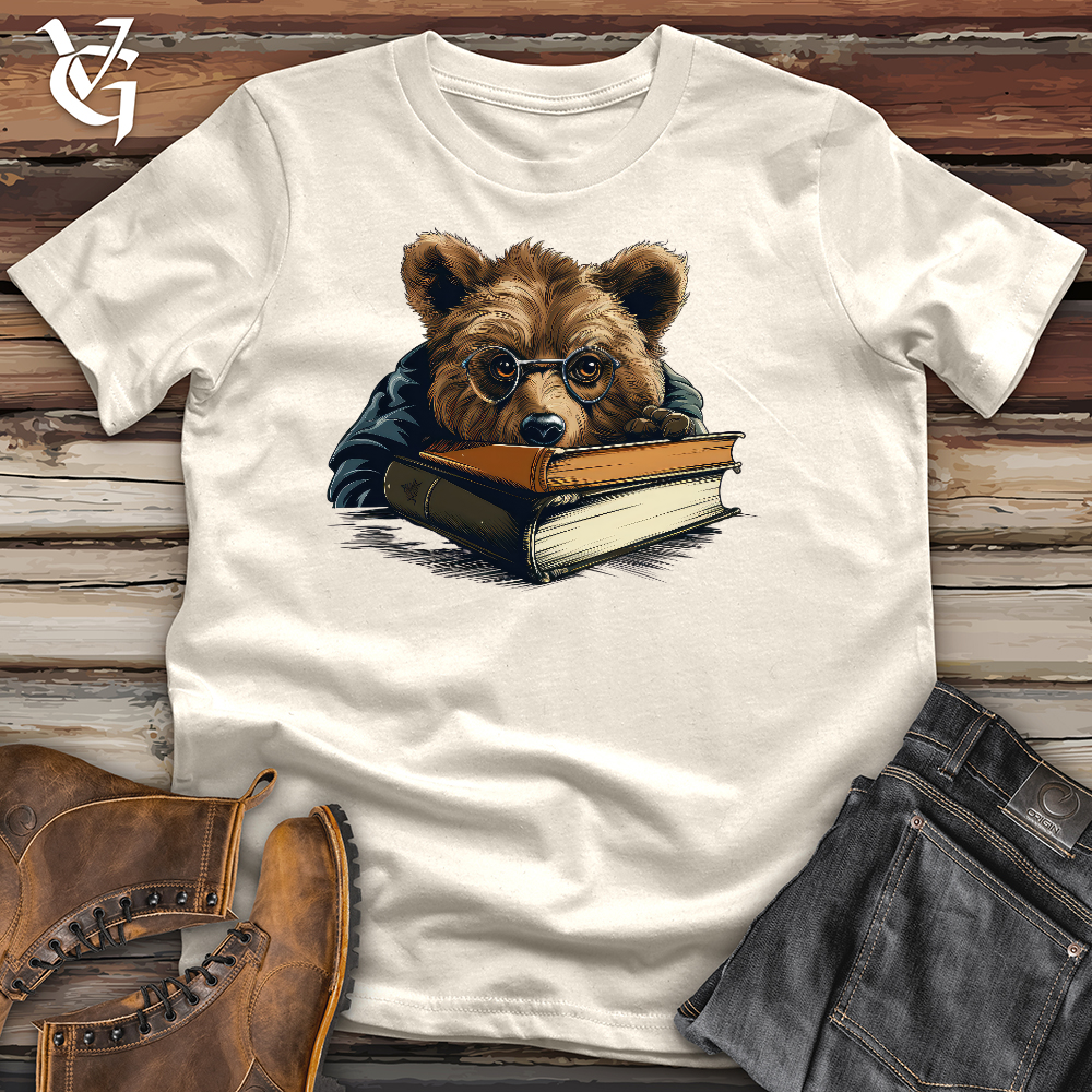 Buried In Books Bear Cotton Tee