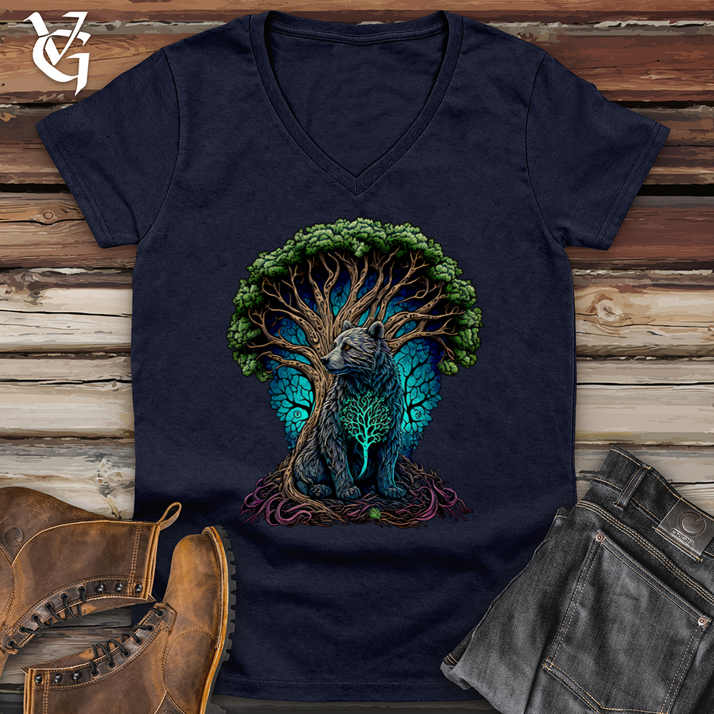 Celtic Bear Softstyle V-Neck