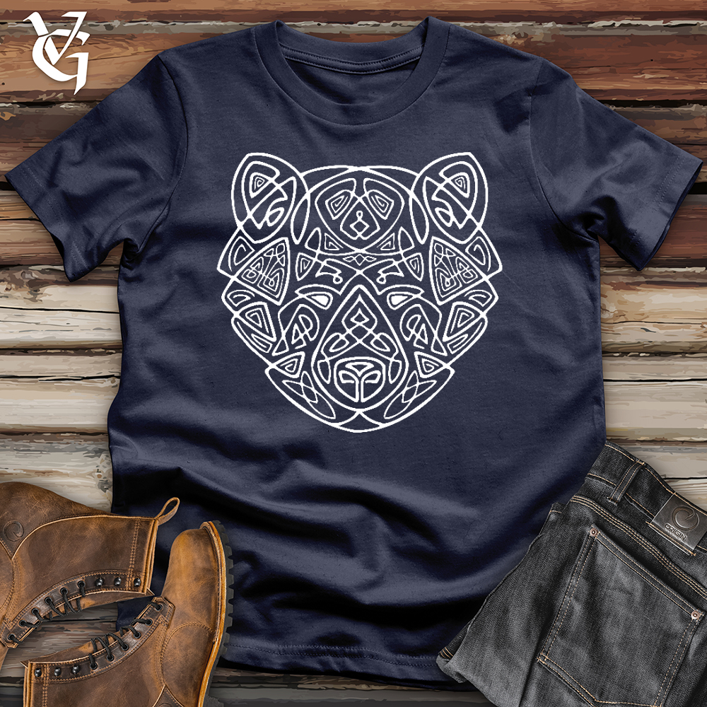 Bear Head Celtic Style Softstyle Tee