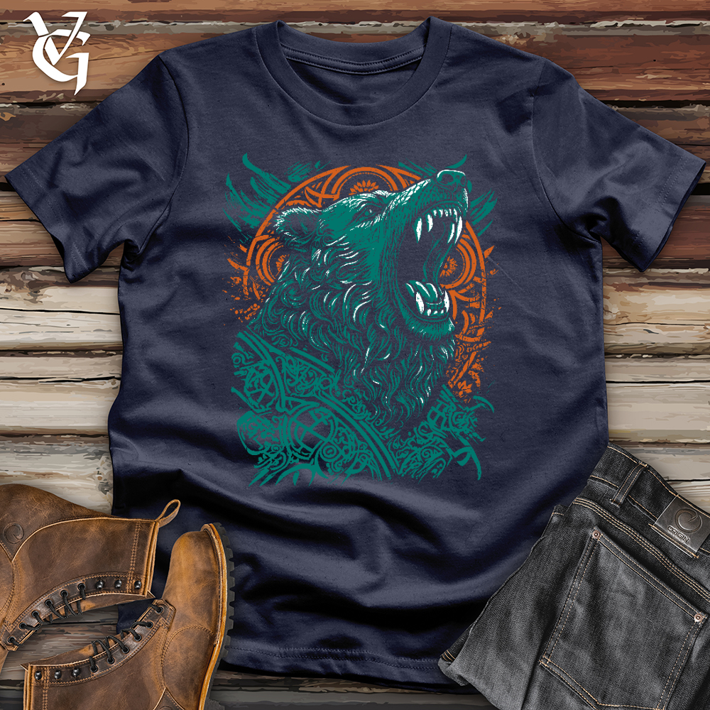 Colorful Celtic Bear Softstyle Tee