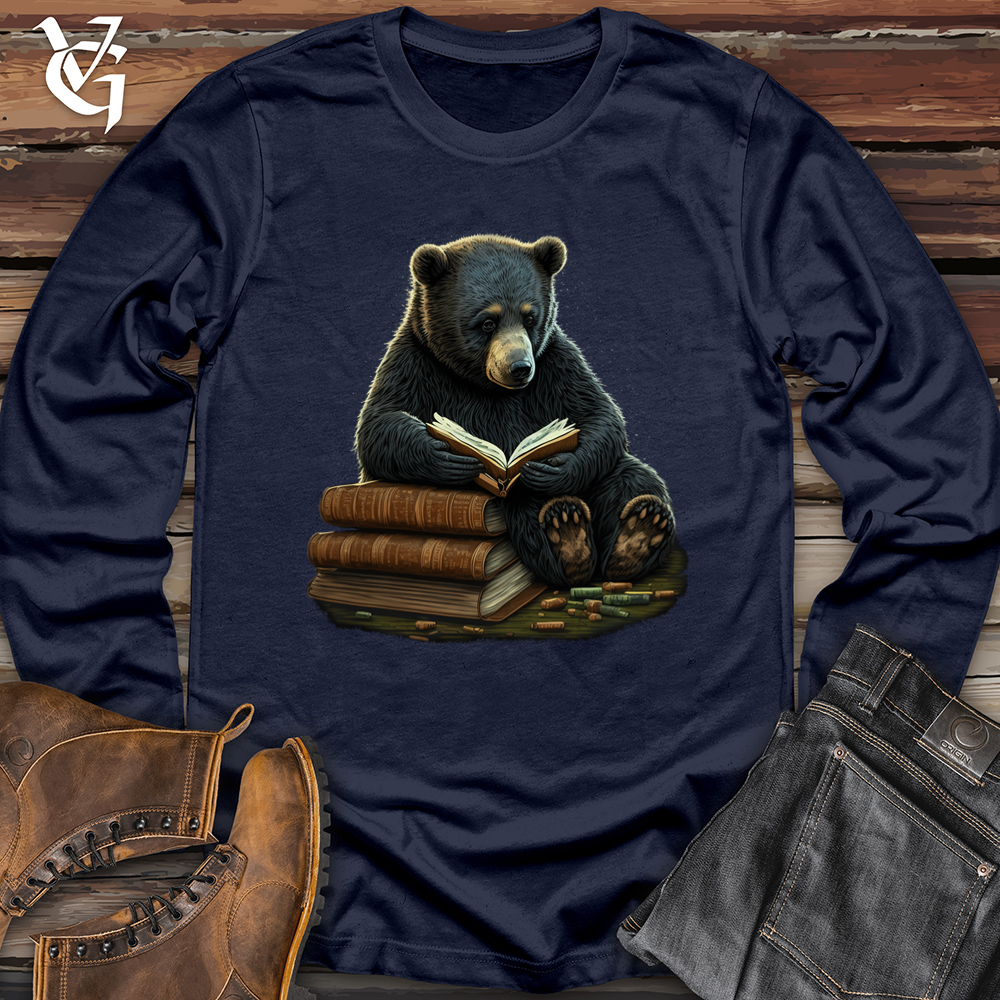 Studious Bear Softstyle Long Sleeve