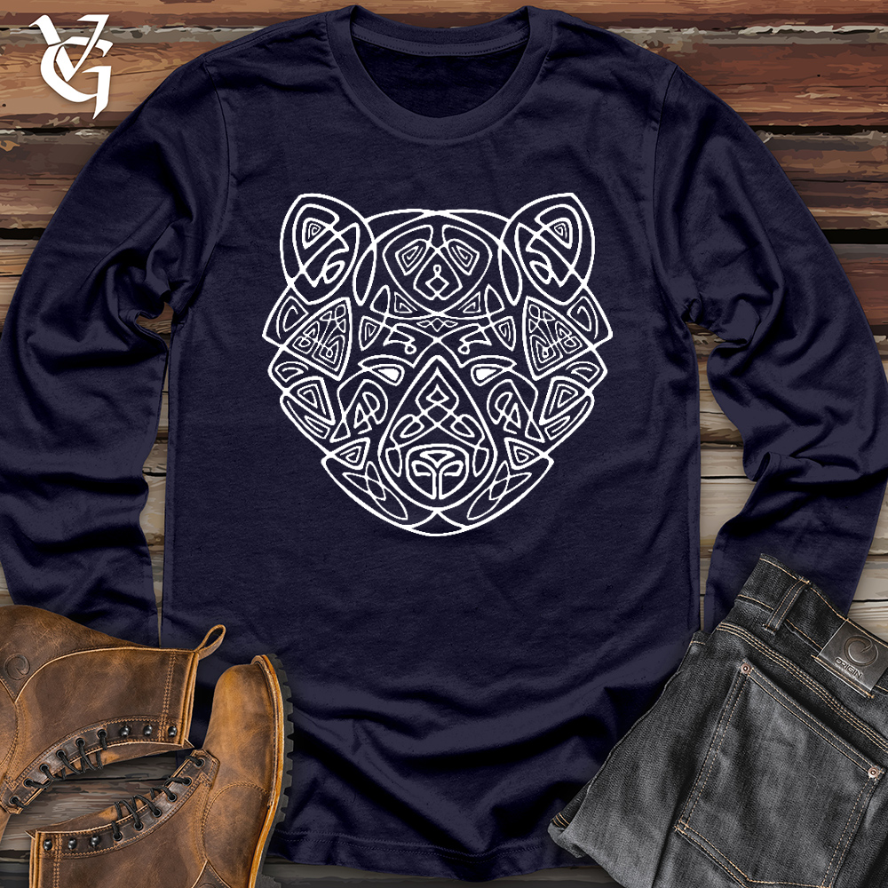 Bear Head Celtic Style Long Sleeve