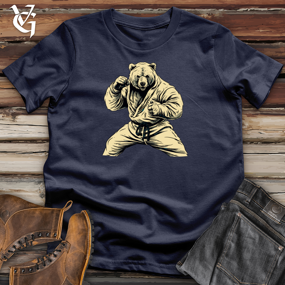 Vintage Karate Bear Softstyle Tee