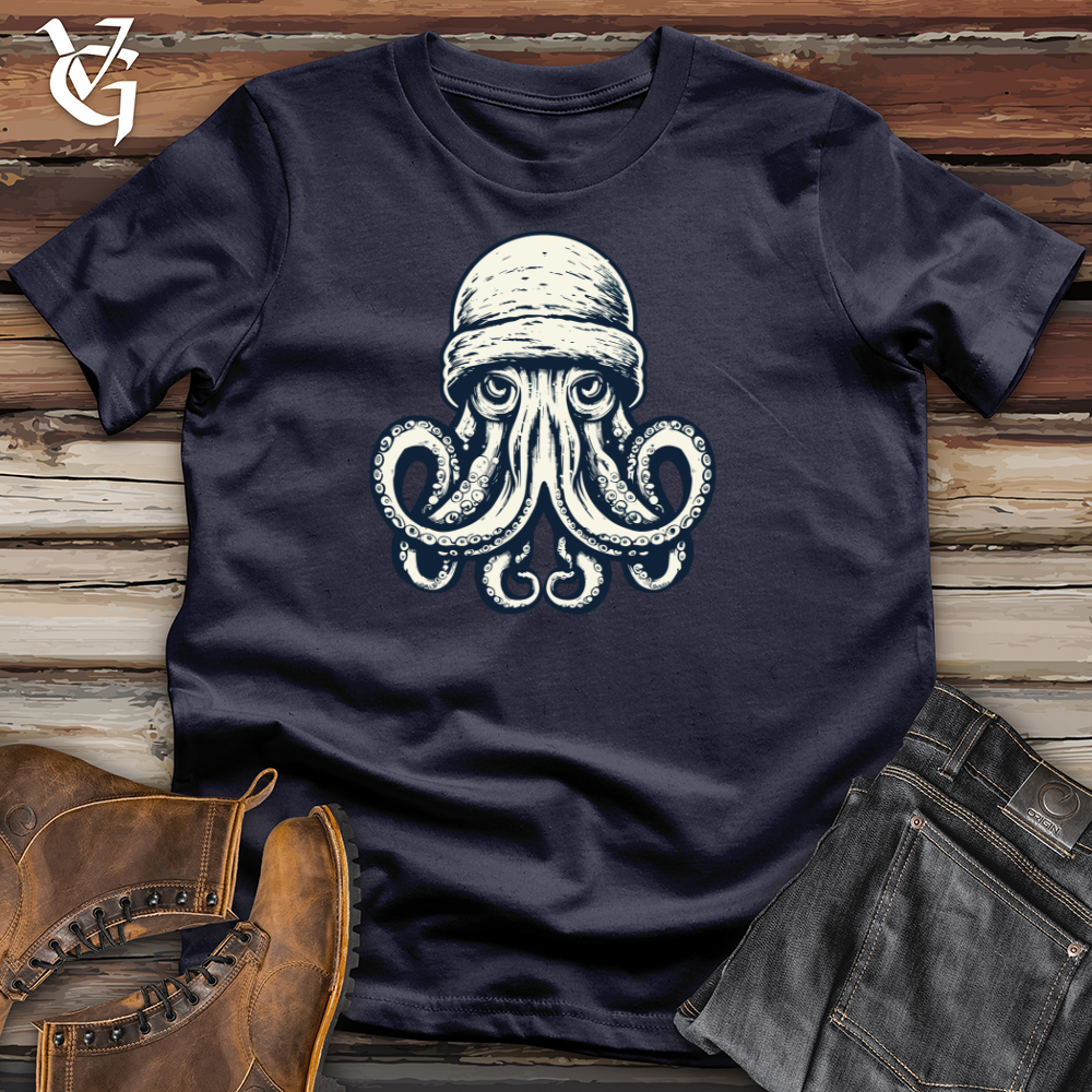 Vintage Snow Hat Octopus Cotton Tee