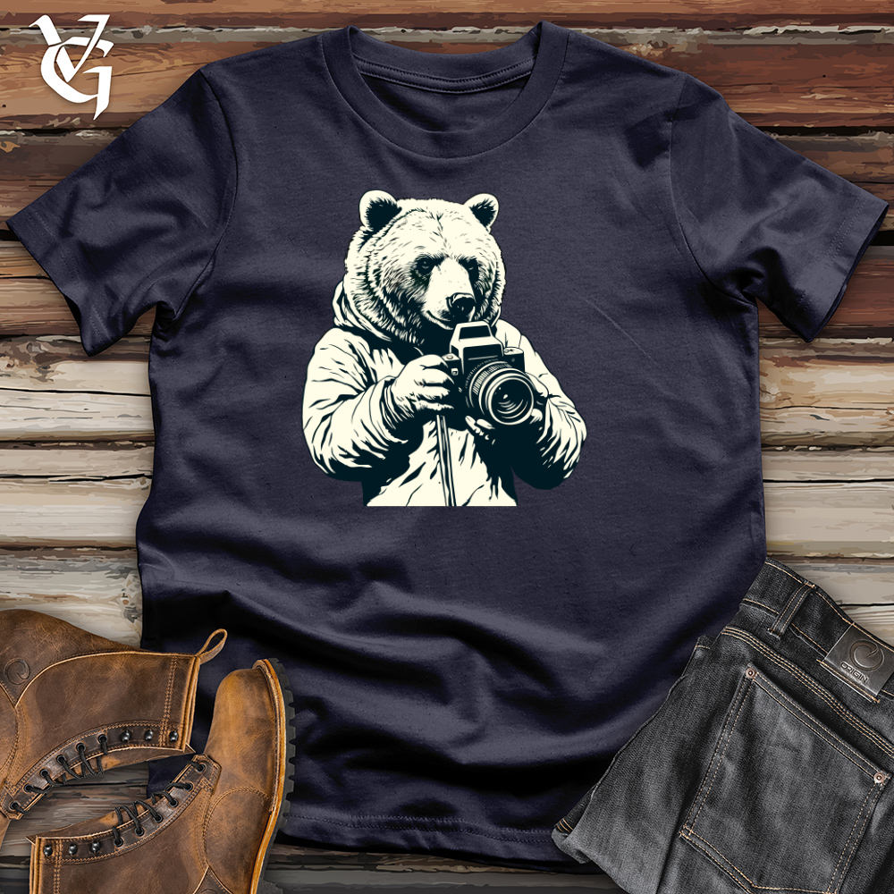 Bear Behind the Lens Moment Cotton Tee