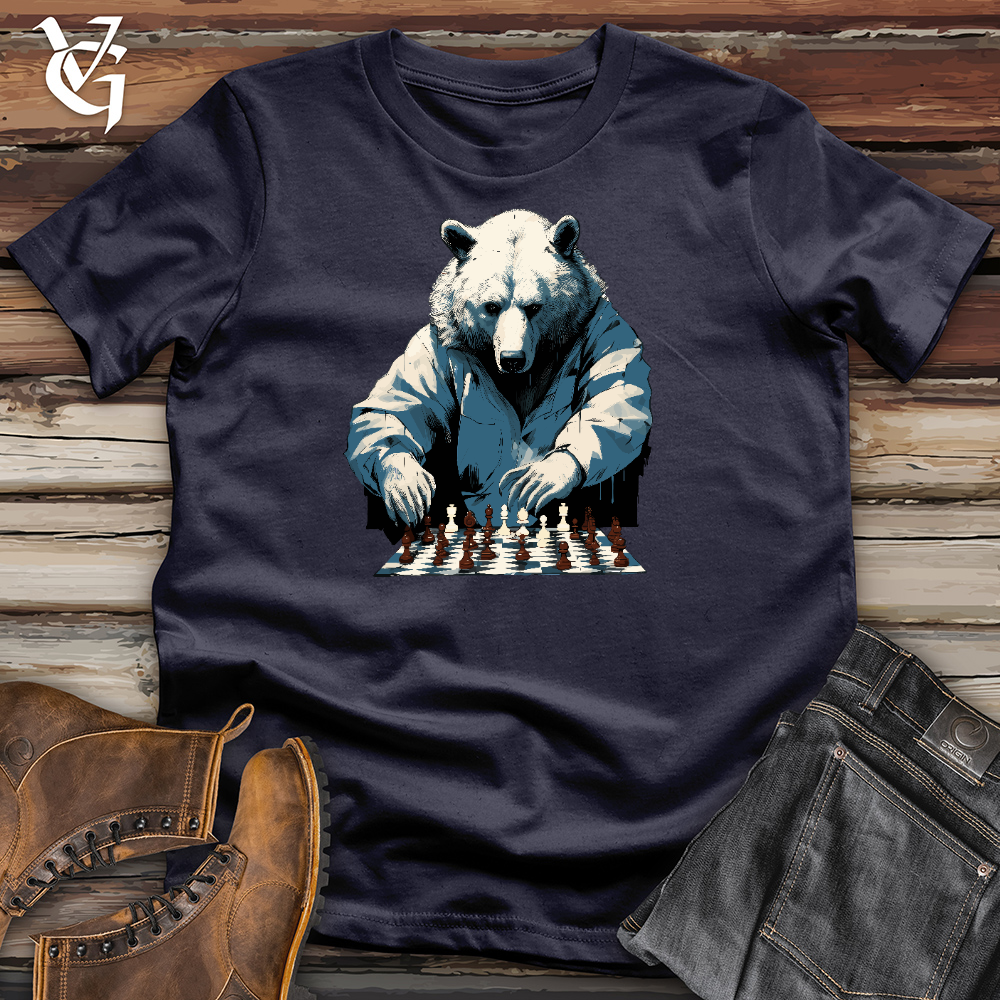 Bear Chess Master Cotton Tee