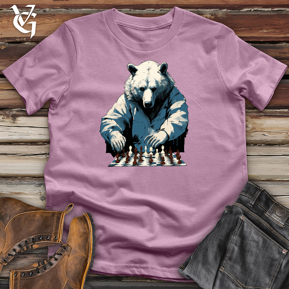 Bear Chess Master Cotton Tee