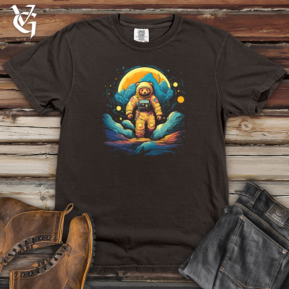 Bear Cosmic Explorer Heavy Cotton Comfort Colors Tee