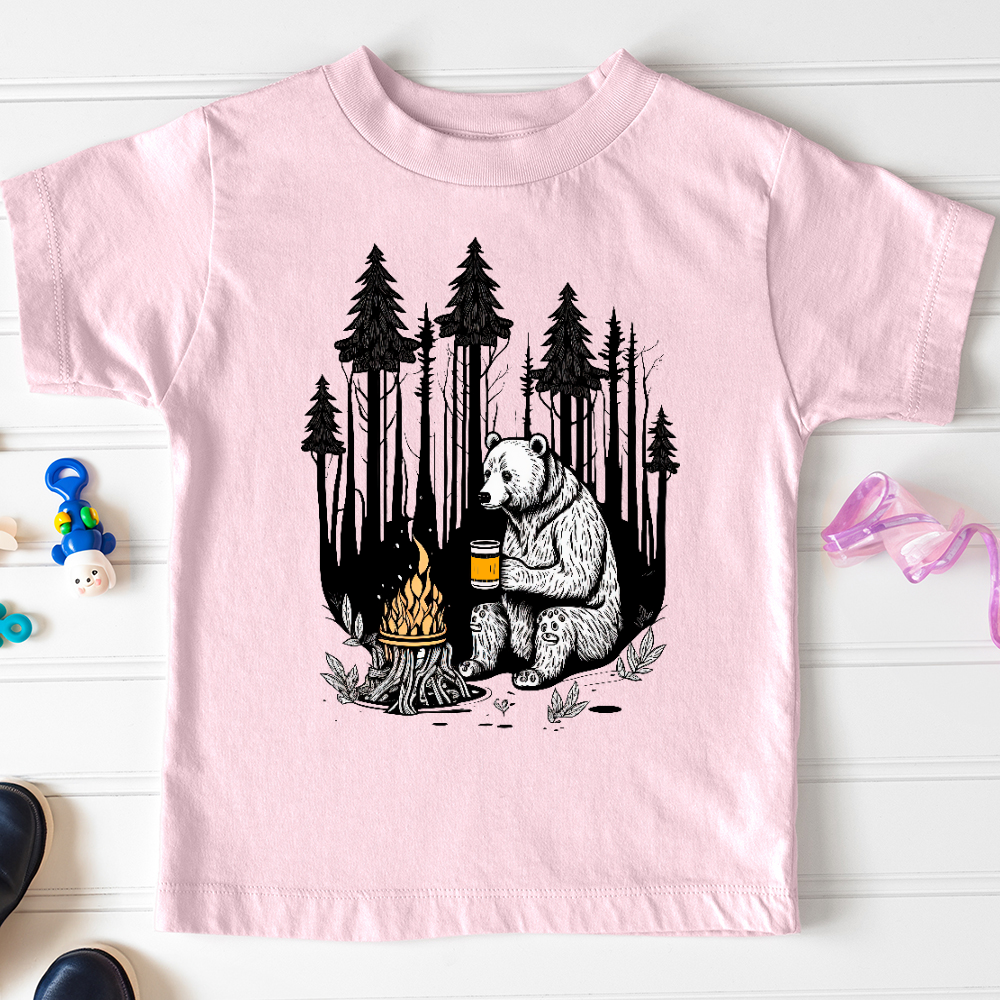 Bear Happy Hour Toddler Tee