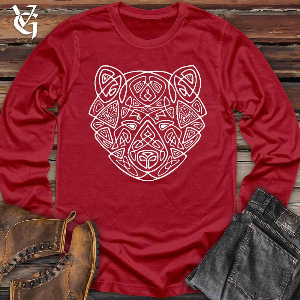 Bear Head Celtic Style Long Sleeve