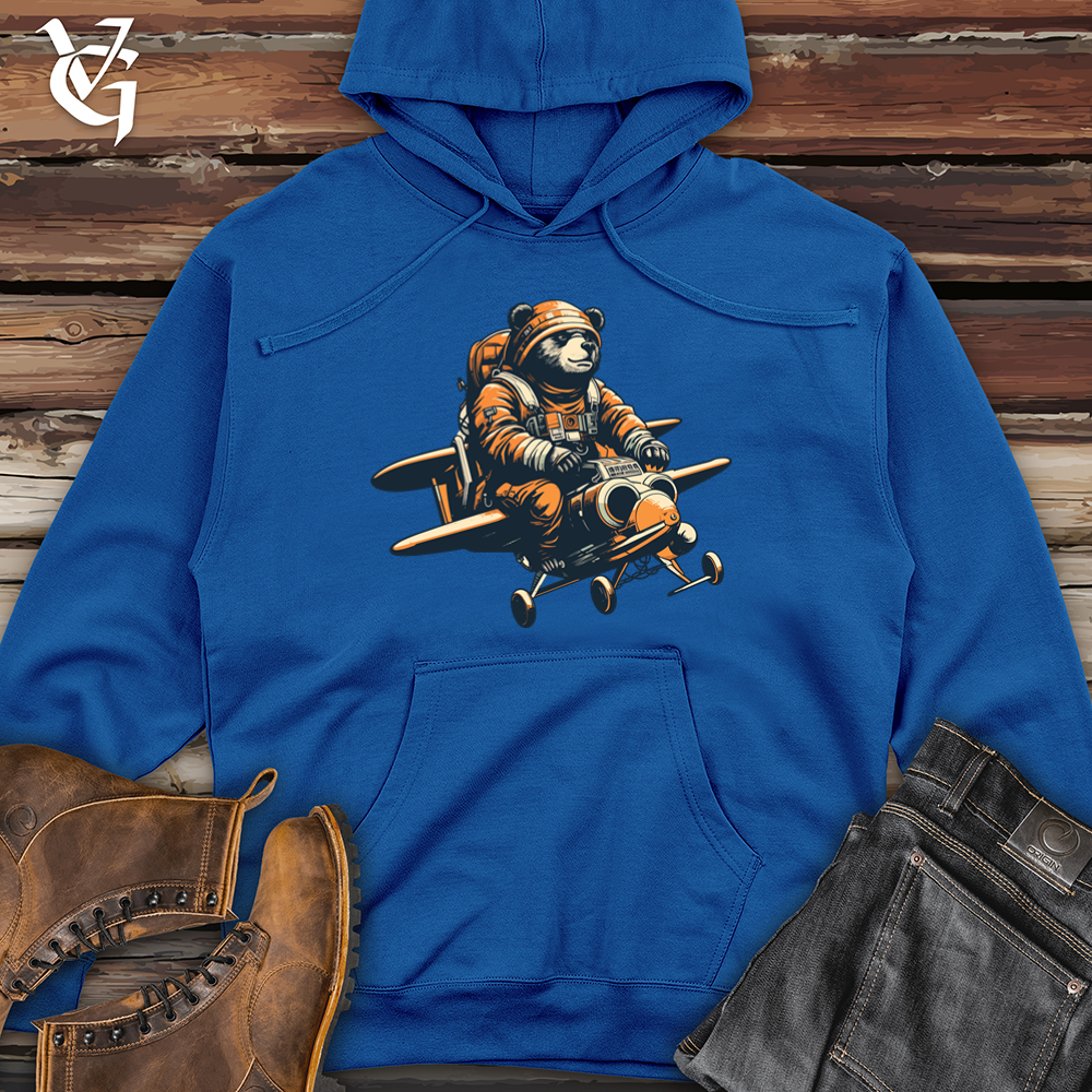 Bear Jetpack Skyward Adventure Midweight Hooded Sweatshirt