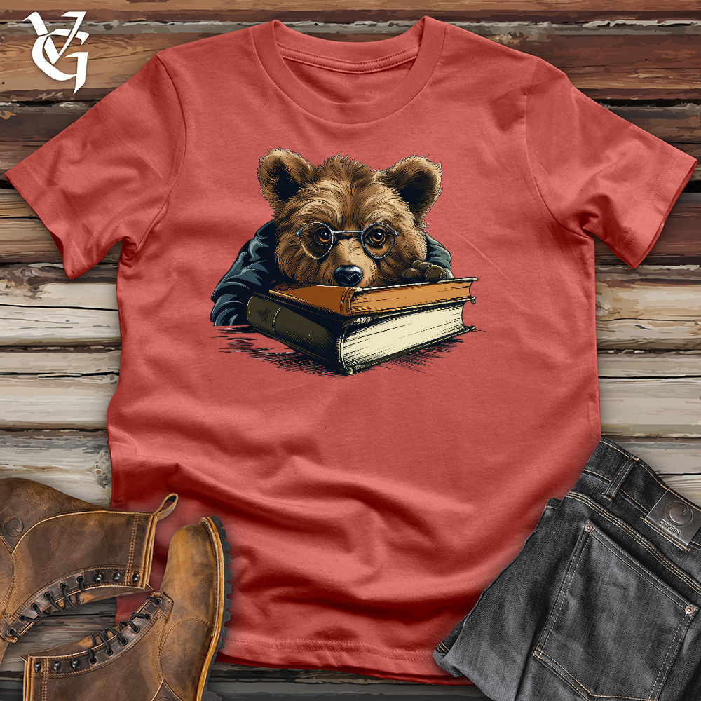 Buried In Books Bear Cotton Tee