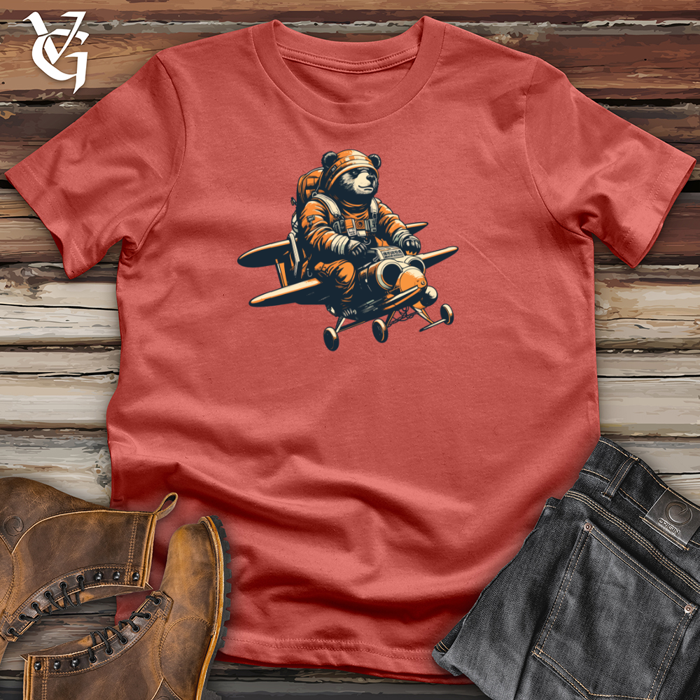 Bear Jetpack Skyward Adventure Cotton Tee