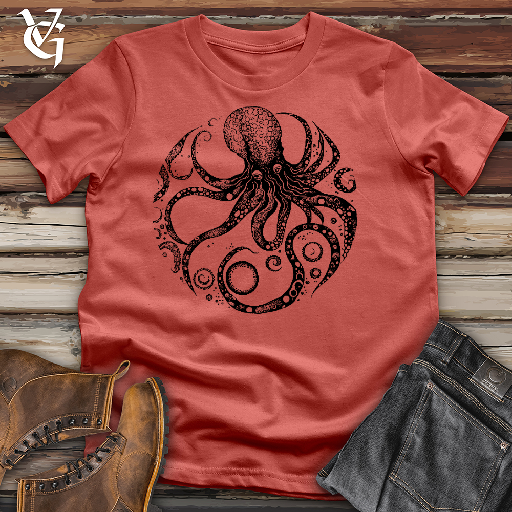 Cycle Of The Octopus Cotton Tee