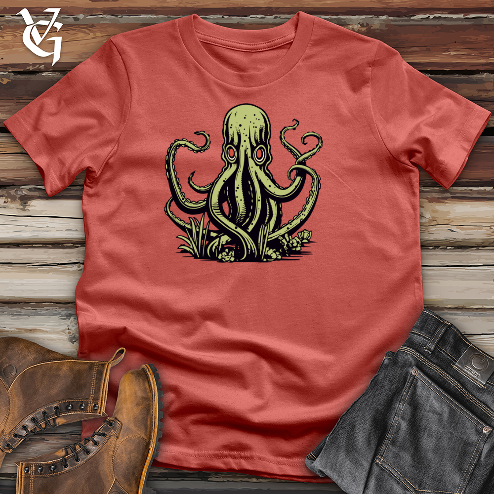 Vintage Cactus Octopus Cotton Tee