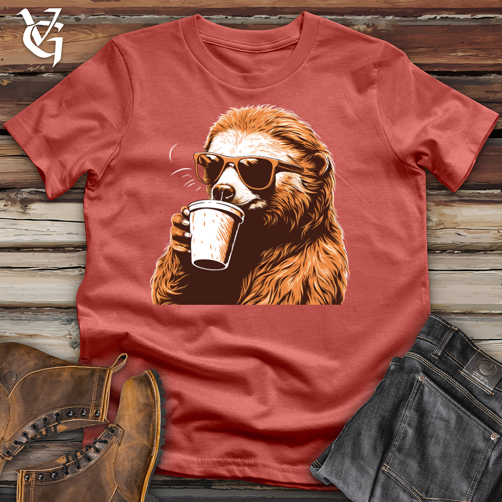 Chill Caffeine Sloth Cotton Tee