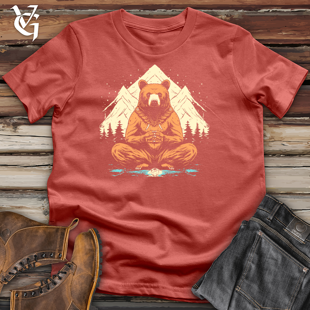 A Bears in Mountain Pose Cotton Tee