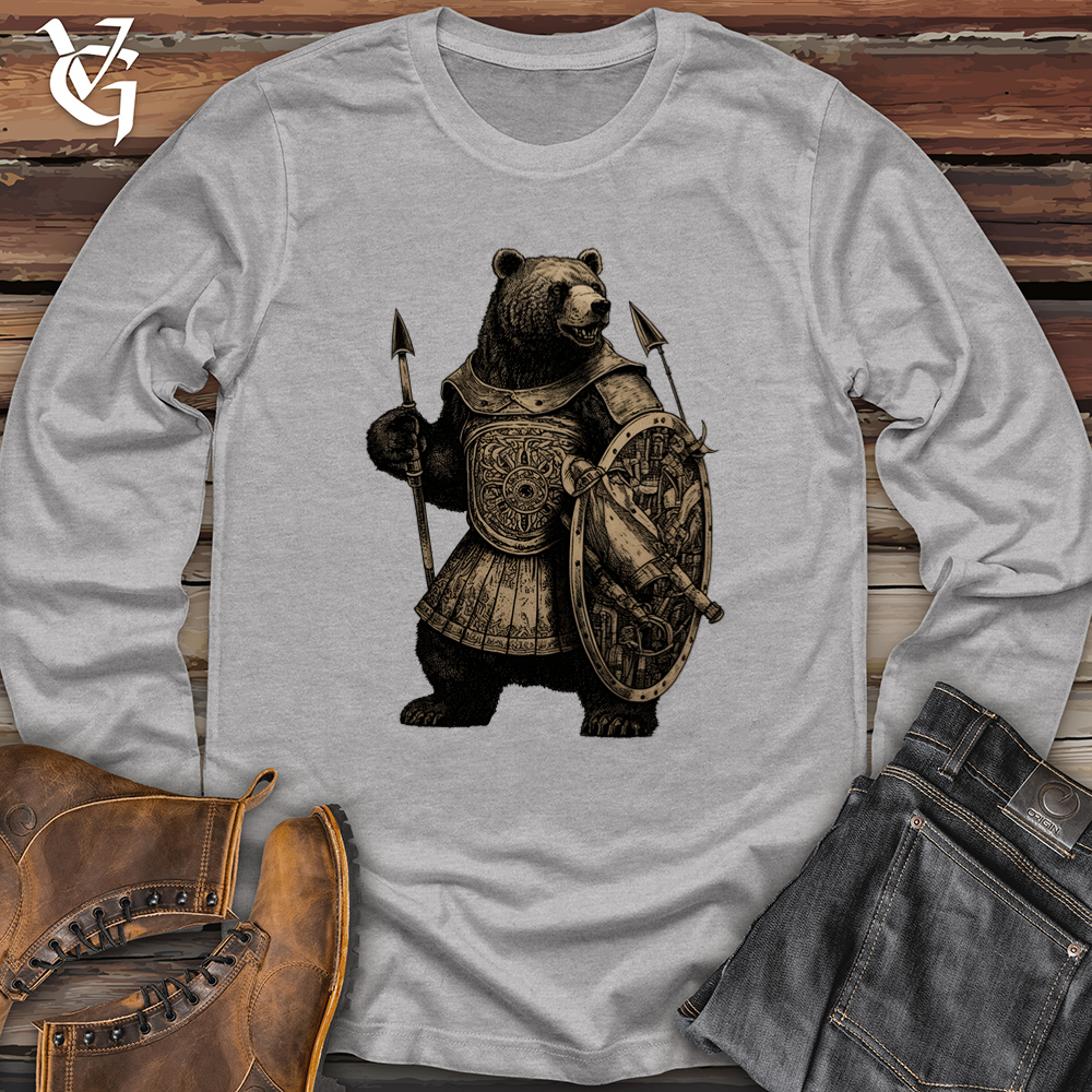 Warrior Bear Softstyle Long Sleeve