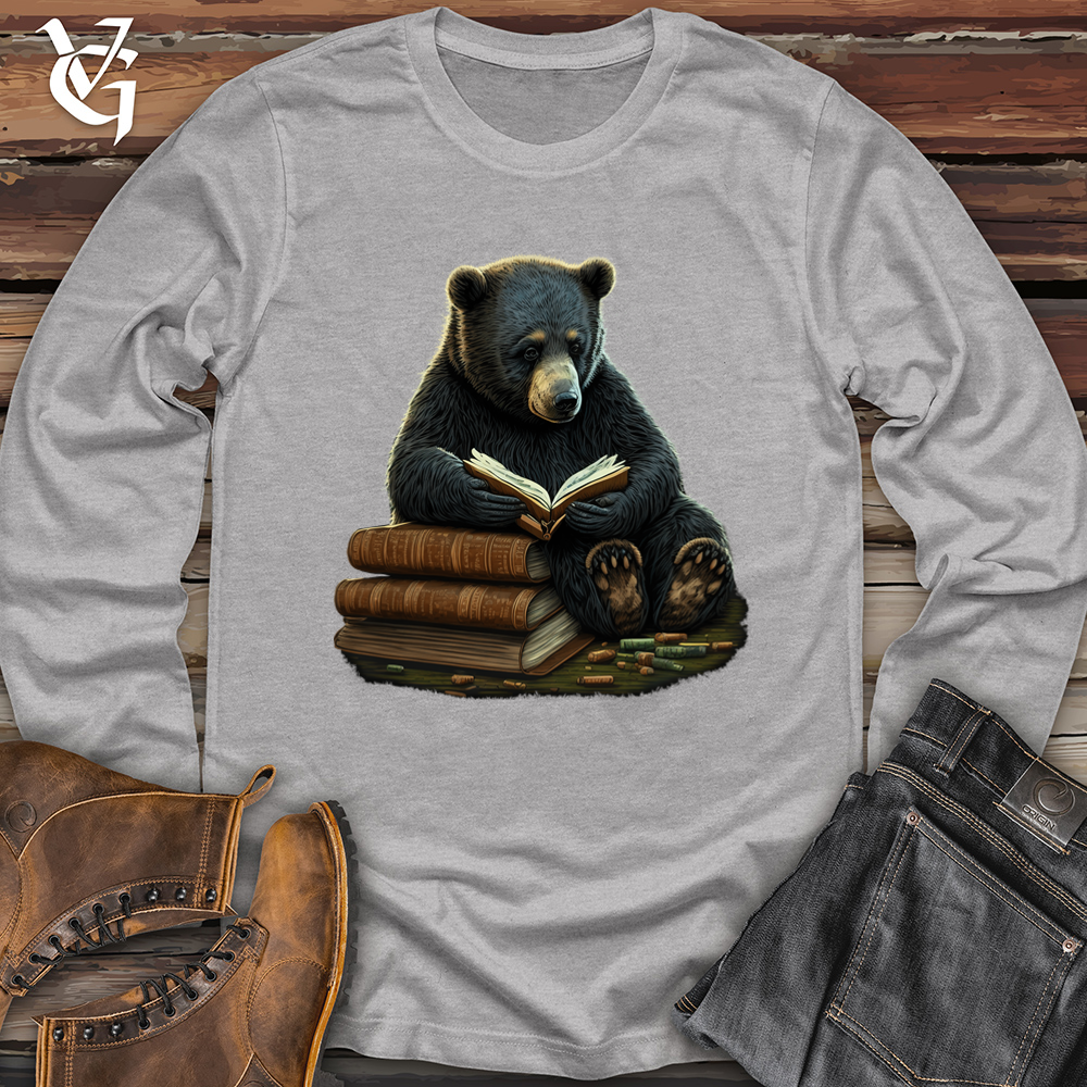 Studious Bear Softstyle Long Sleeve