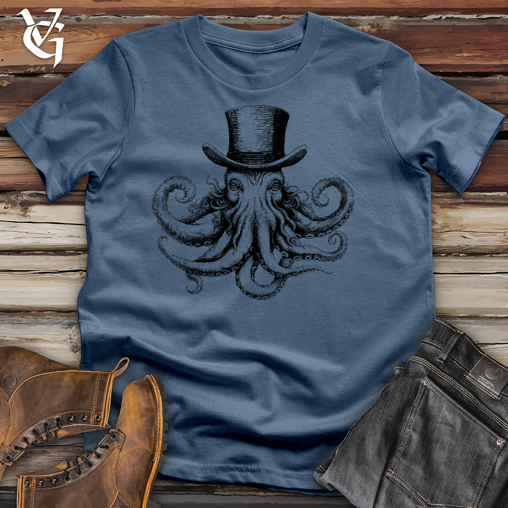 Top Hat Octopus Cotton Tee