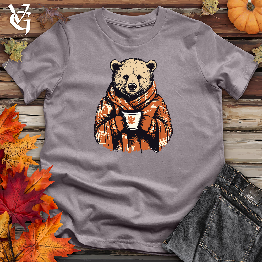 Cozy Cider Bear Cotton Tee