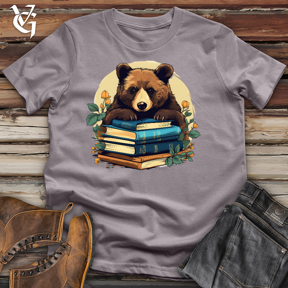 Book Worm Bear Cotton Tee