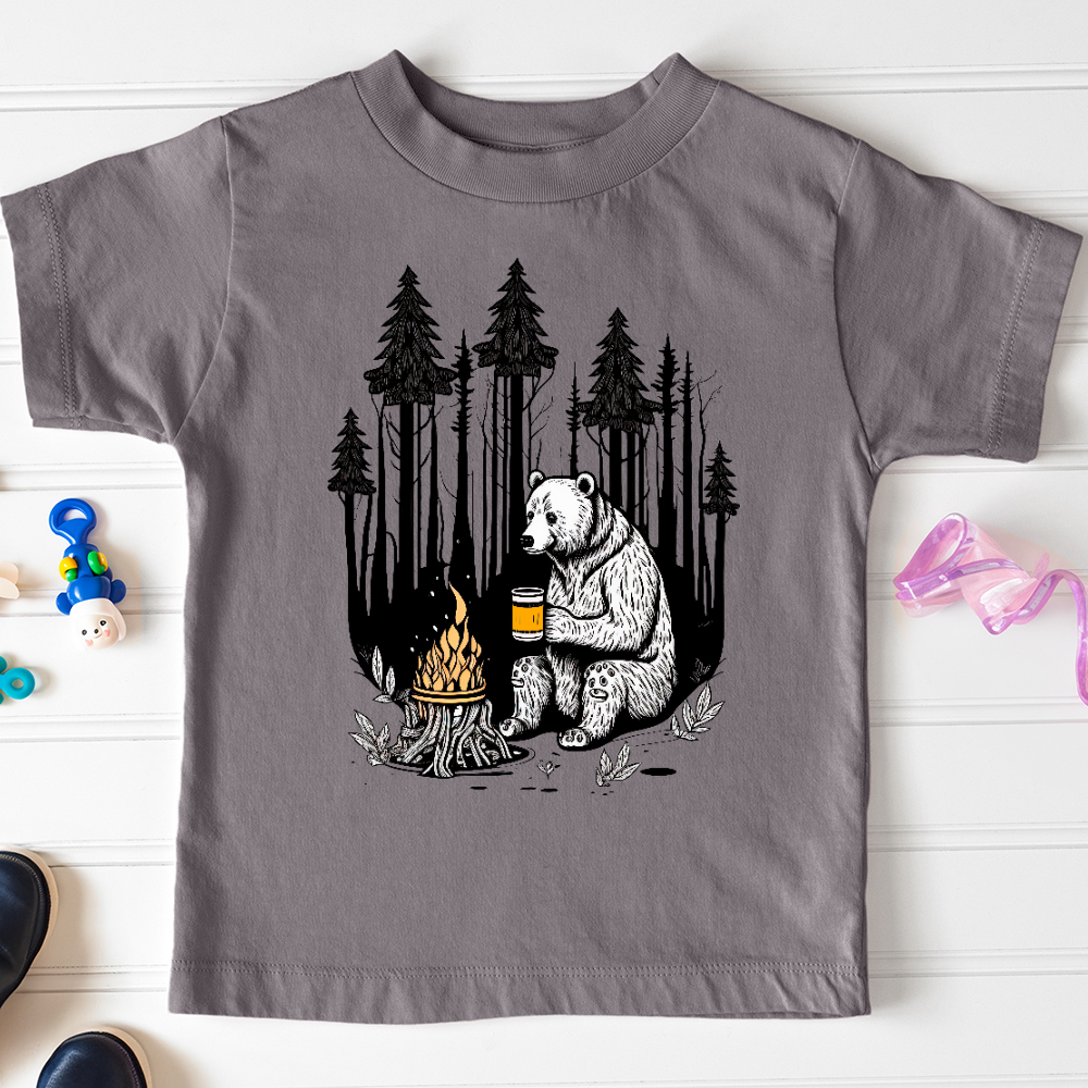 Bear Happy Hour Toddler Tee