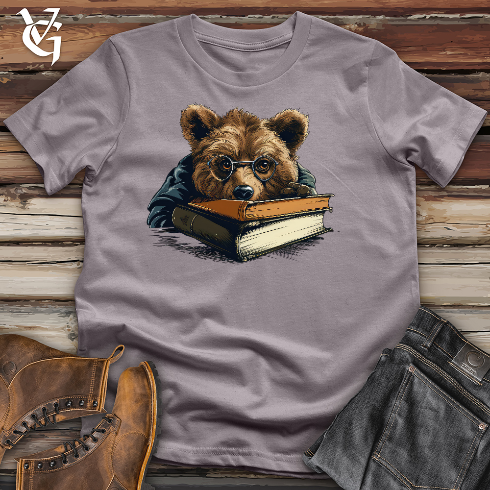 Buried In Books Bear Cotton Tee