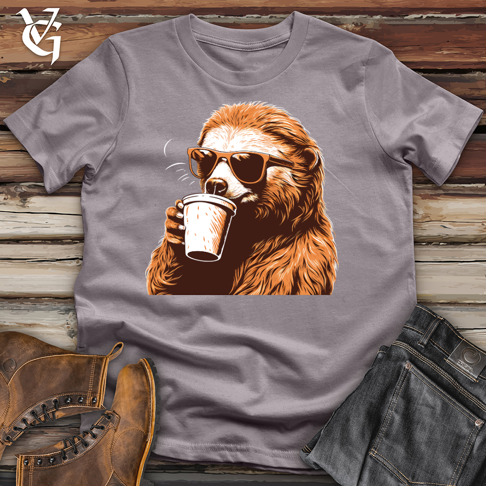 Chill Caffeine Sloth Cotton Tee