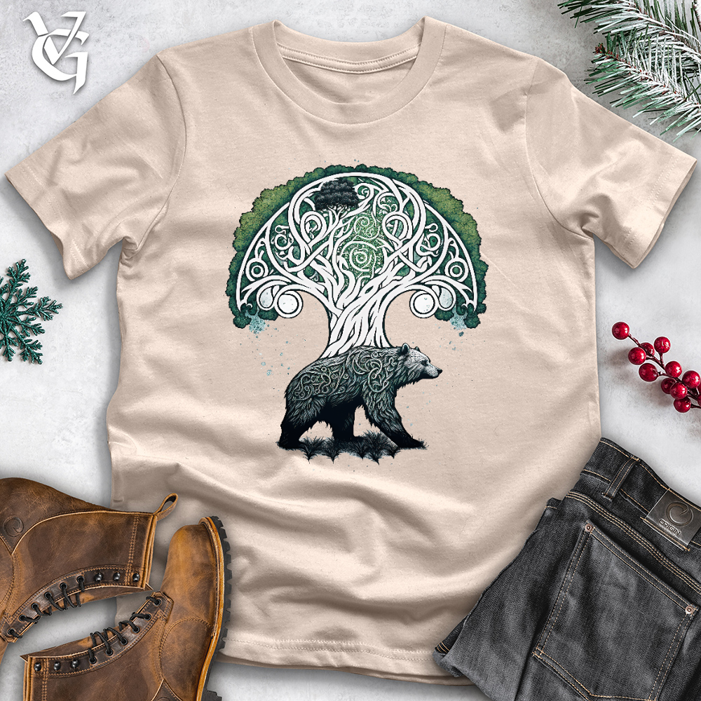 Celtic Bear Of Life Cotton Tee