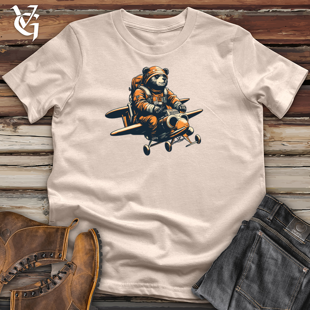 Bear Jetpack Skyward Adventure Cotton Tee