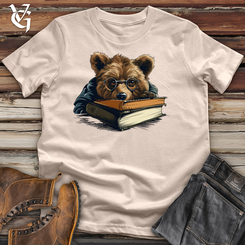 Buried In Books Bear Cotton Tee