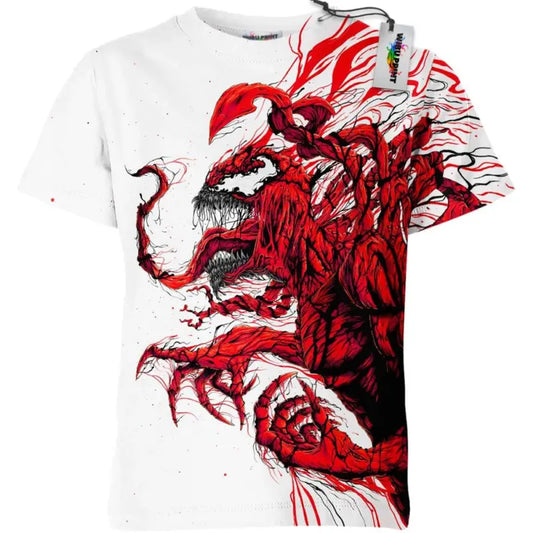 Carnage Shirt | Venom Shirt | Spider-Man Shirt | Marvel Shirt  Unleash chaos with this Carnage Shirt, featuring the ruthless symbiote in all his terrifying glory! Whether you side with Venom, root for Spider-Man, or love the darker side of Marvel, this te