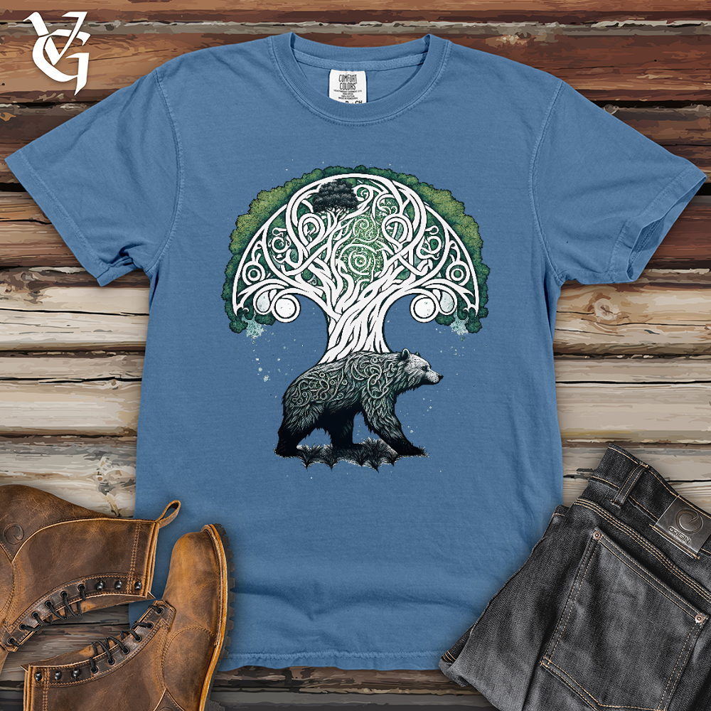 Celtic Bear Of Life Heavy Cotton Comfort Colors Tee