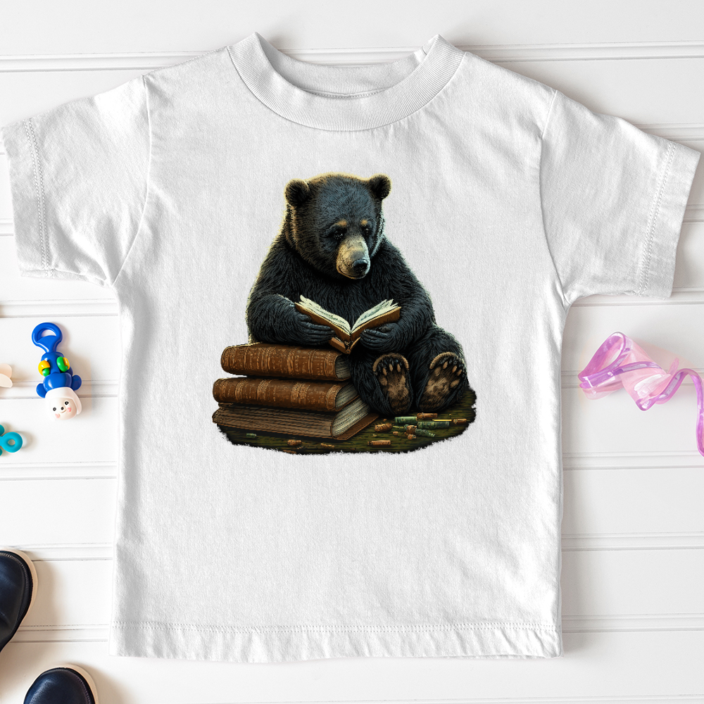 Studious Bear Toddler Tee