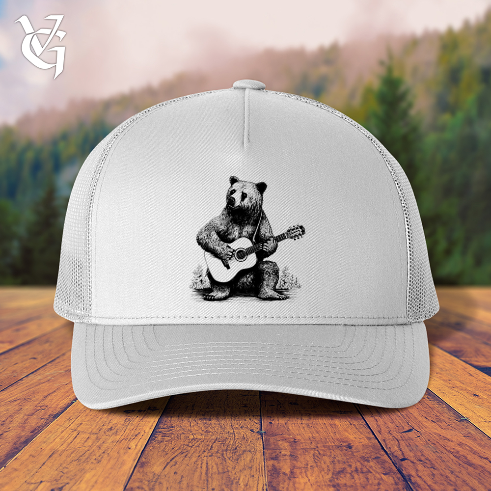 Bear Guitarist Trucker Cap