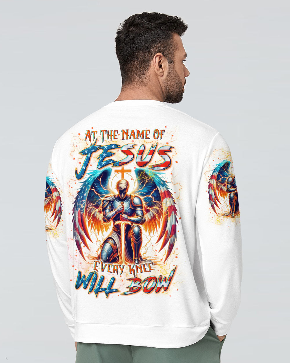 At The Name Of Jesus Men's All Over Print Shirt - Yhln2310242