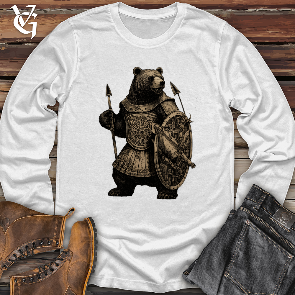 Warrior Bear Softstyle Long Sleeve