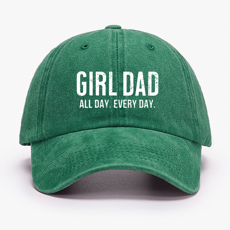 Girl Dad All Day Every Day Cap (Free Customization)