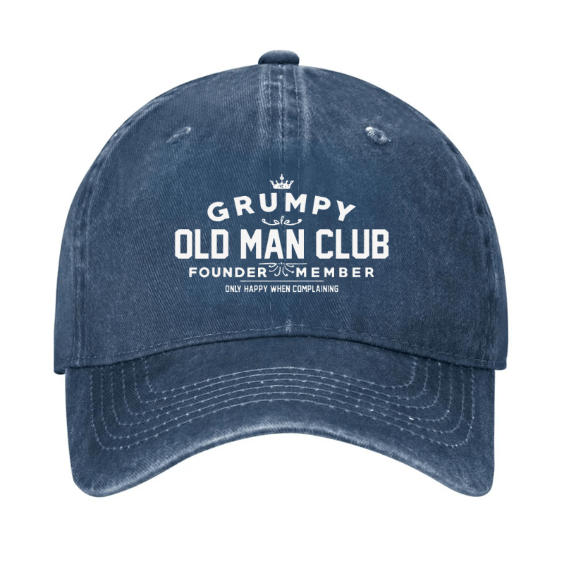 Grumpy Old Man Club Cap (Free Customization)