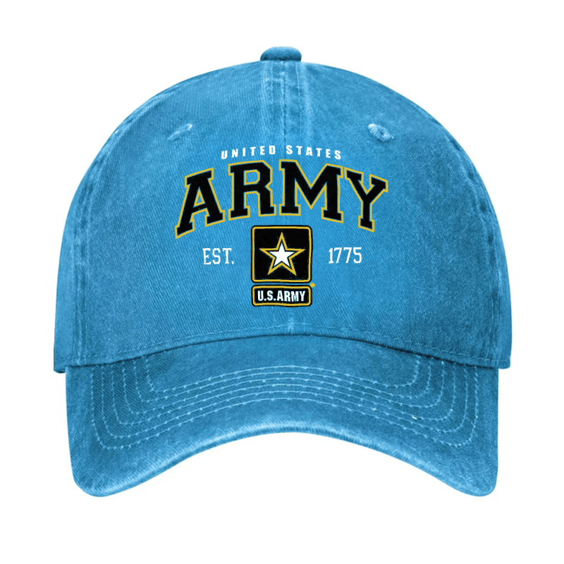 US Army Veteran Pride Military United States Graphic Cap (Free Customization)