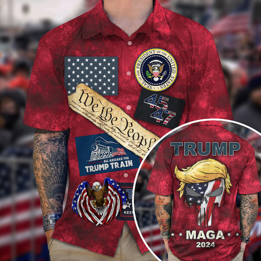 We The People Stand With Trump 2024 Hawaii Shirt HA75 63340