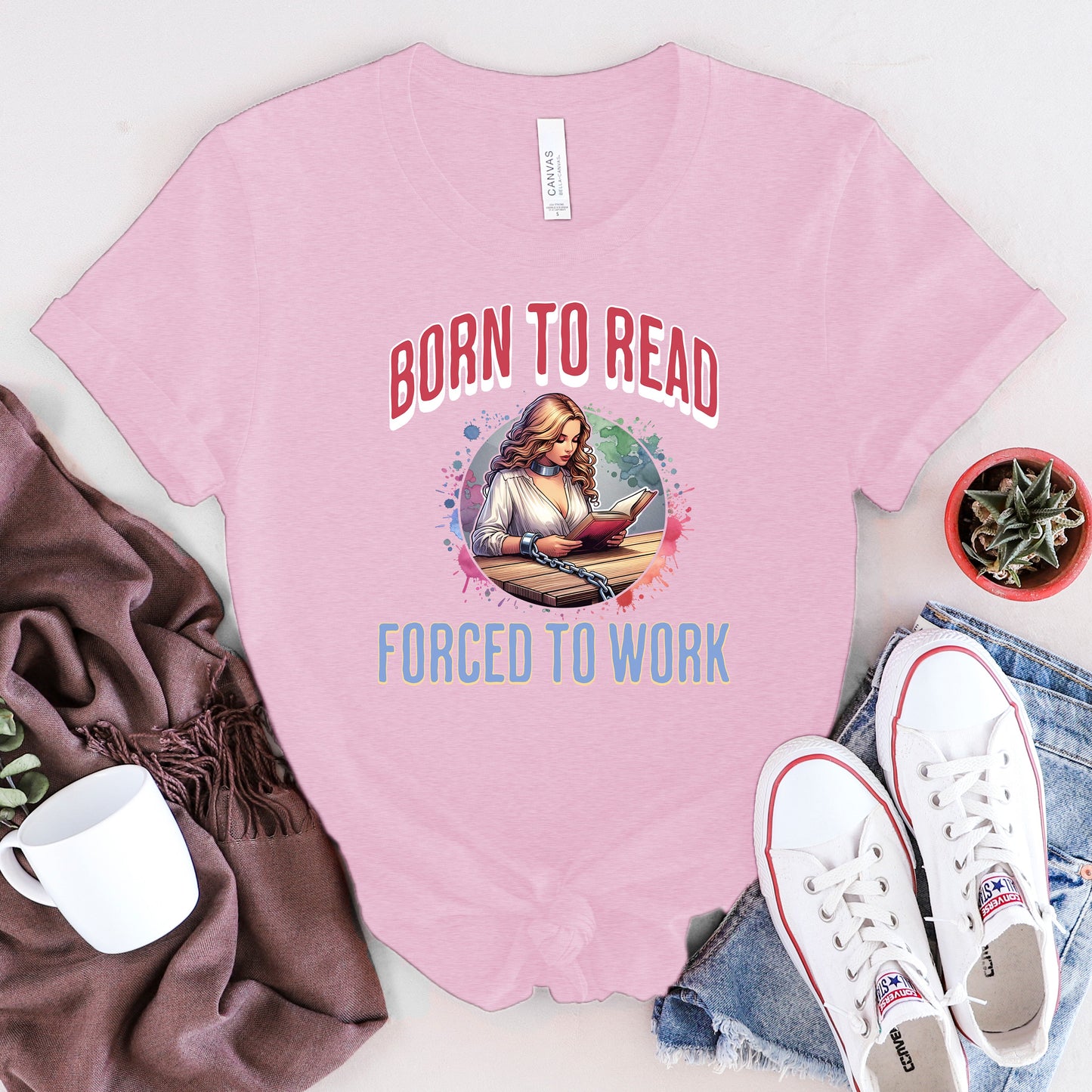 Work Is Overrated, Books Are Forever Tee