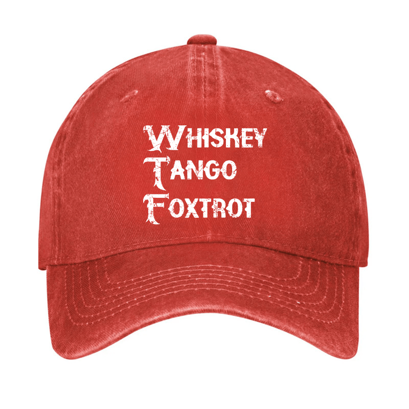 WTF - Whiskey Tango Foxtrot Cap (Free Customization)