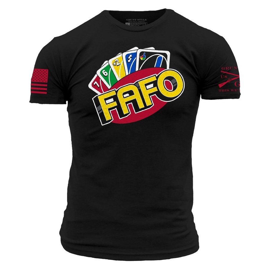 FAFO Wild Card T-Shirt - Black