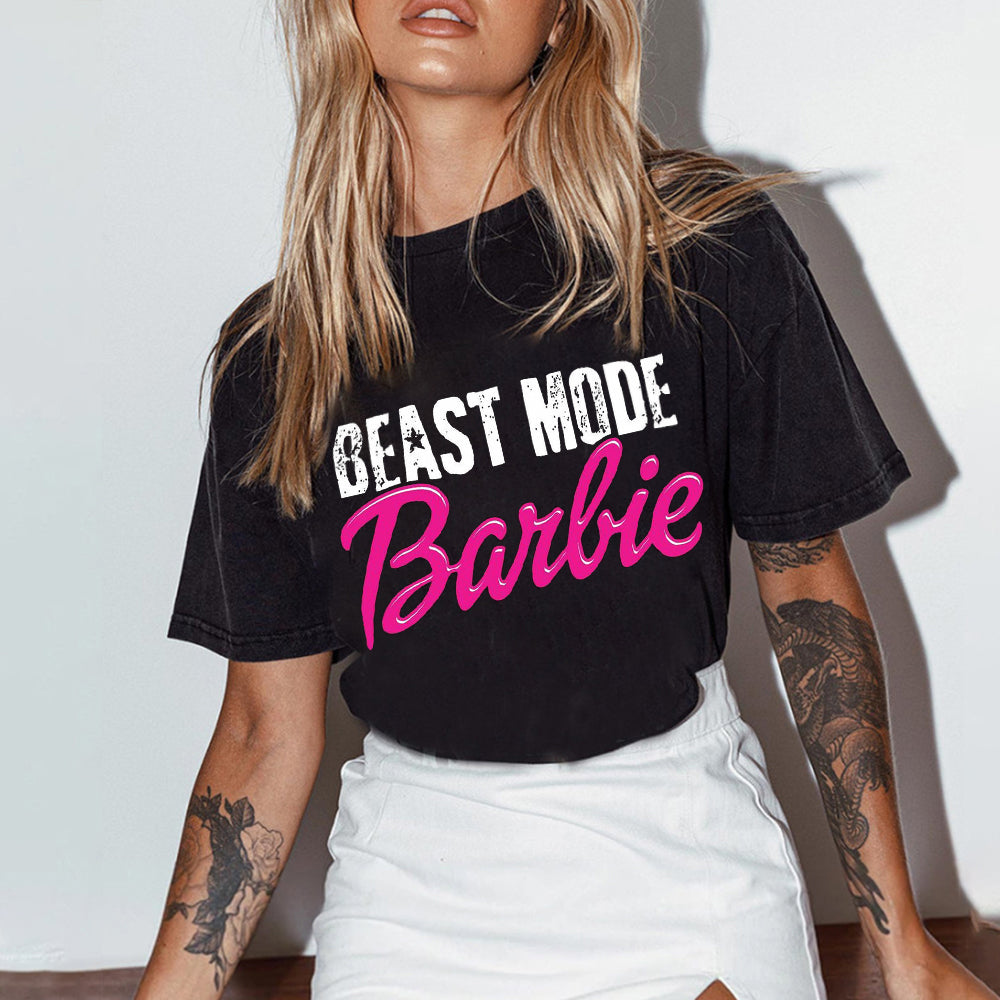 Beast Mode Barbie T-shirt