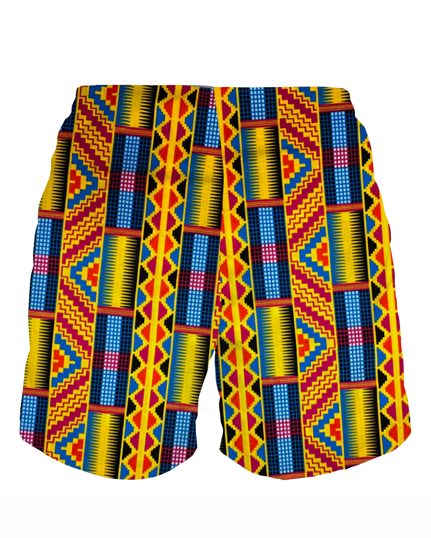 Colorful Fabric Printing Men's Plus Size Beach Quick-drying Pants Swimming Trunks